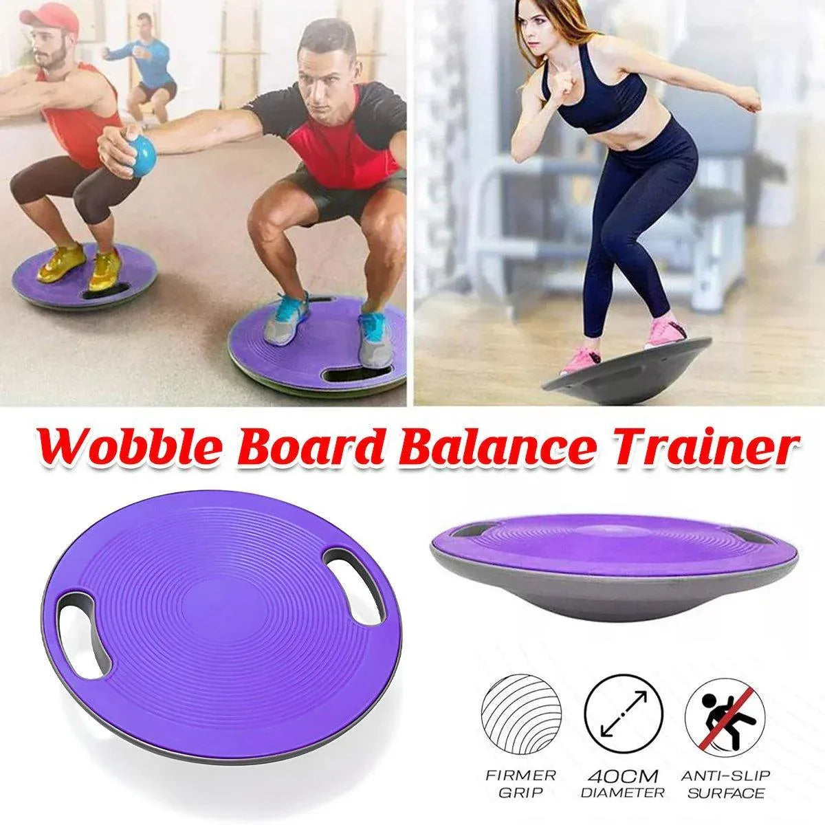 Training Balance Board Yoga Fitness Pedal for Home Sensory Coordination Exercise